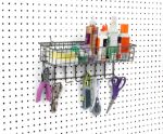 Picture of Pegboard Basket & Hook Station - Industrial Gray