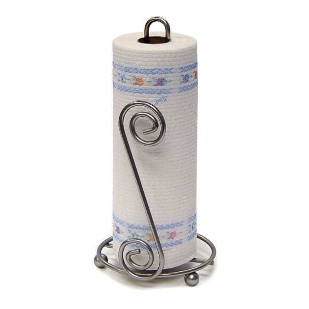 Picture of Scroll Paper Towel Holder - Satin Nickel