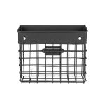 Picture of Vintage Living Wall Mount Small Mail Bin - Black