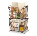 Picture of Ashley Large Stacking Basket - Bronze