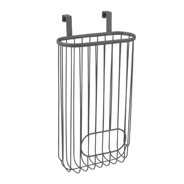 Picture of Ashley Over the Cabinet Recycling Bag Holder - Industrial Gray