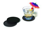 Picture of 4-Piece Bubble Coaster Set - Black