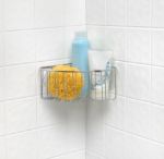 Picture of Contempo Suction Cup Corner Shower Basket SS