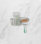 Picture of Contempo Suction Storage Basket With Hooks SS