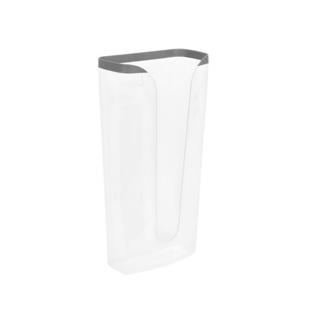 Picture of Cora Cabinet & Wall Mount Recycling Bag Holder - Gray/Clear
