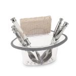 Picture of Cora Suction Corner Sink Caddy - Gray/Clear