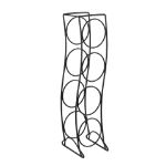 Picture of Curve 4-Bottle Wine Rack - Black