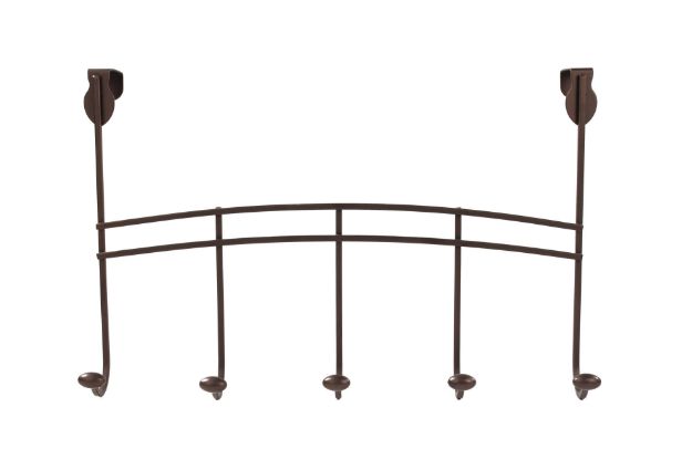 Picture of Duchess Over the Door 5-Hook Rack - Bronze