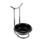Picture of Euro Spoon Rest with Ceramic Dish - Chrome
