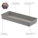 Picture of HEXA® 6" x 15" Drawer Organizer — Stone Gray