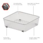 Picture of HEXA® 6" x 6" Drawer Organizer — Clear Frost