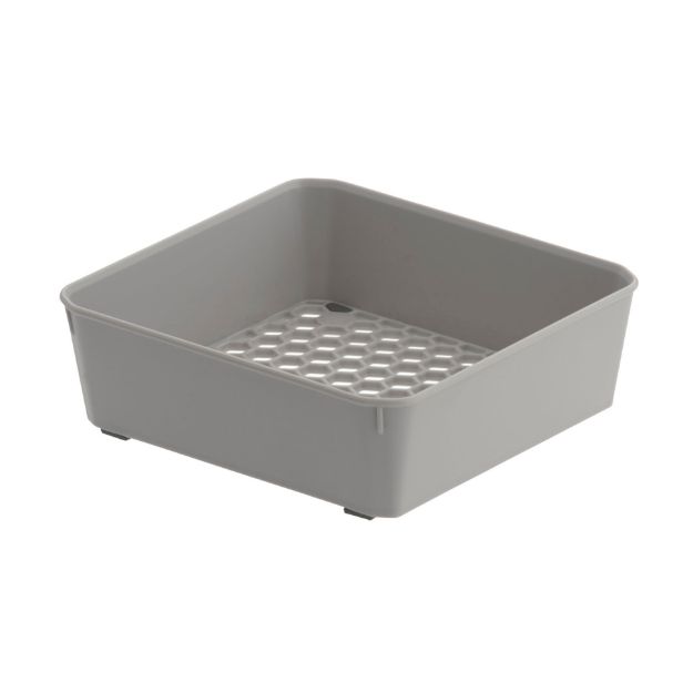 Picture of HEXA® 6" x 6" Drawer Organizer — Stone Gray