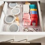 Picture of 4-Piece HEXA Drawer Organizers - Clear Frost