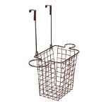 Picture of Grid Small Over the Cabinet Hair Dryer Holder & Accessory Basket - Bronze