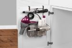 Picture of Grid Over the Cabinet Hair Dryer & Accessory Basket - Bronze