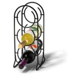 Picture of Horseshoe 3-Bottle Wine Rack - Black