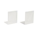 Picture of Large Rectangle Bookends Set - White