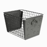 Picture of Macklin Paws Medium Basket - Industrial Gray