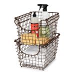 Picture of Scoop Small Stacking Basket - Bronze