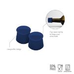 Picture of Silicone Wine Caps S/2 Deep Indigo