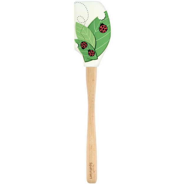 Picture of Spatulart Ladybug and Leaves Spatula