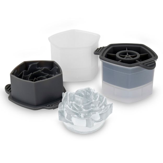 Picture of Rose Ice Molds S/2 Charcoal