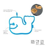 Picture of Whale Breakfast Shaper Silicone Ice Blue