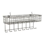 Picture of Pegboard Basket & Hook Station - Industrial Gray