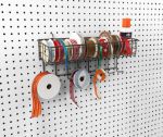 Picture of Pegboard Basket & Hook Station - Industrial Gray