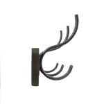 Picture of Richmond Wall Mount 3-Hook Wood Rack - Coffee