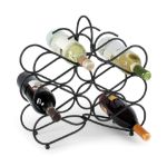 Picture of Scroll 12-Bottle Wine Rack - Black