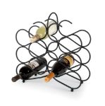 Picture of Scroll 12-Bottle Wine Rack - Black