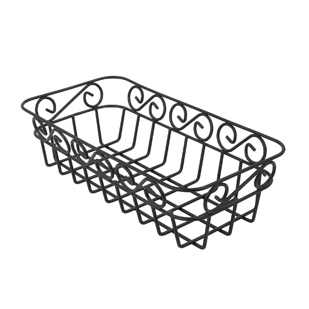 Picture of Scroll Bread Basket - Black