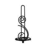 Picture of Scroll Deco Paper Towel Holder - Black