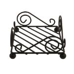 Picture of Scroll Flat Napkin Holder - Black