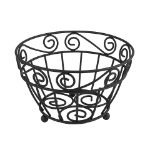 Picture of Scroll Fruit Bowl - Black