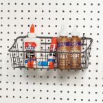 Picture of Small Pegboard & Wall Mount Basket - Industrial Gray