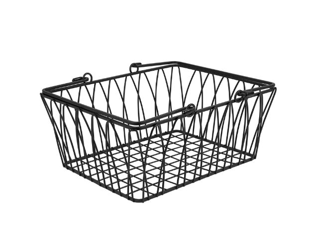 Picture of Twist Medium Handled Basket - Black