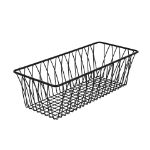 Picture of Twist Small Rectangle Basket - Black