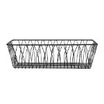 Picture of Twist Small Rectangle Basket - Black