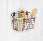 Picture of Vintage Living Large Wall Mount Basket - Bronze