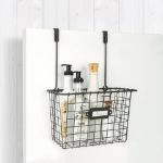 Picture of Vintage Living Over the Cabinet Large Basket - Industrial Gray