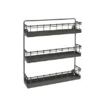 Picture of Vintage Living Wall Mount  3-Tier Spice Rack - Industrial Gray