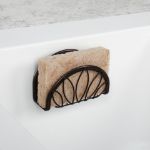 Picture of Leaf Suction Sink Sponge Holder - Bronze