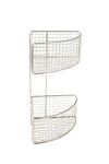 Picture of 2-Tier Corner Storage Basket - Satin Nickel