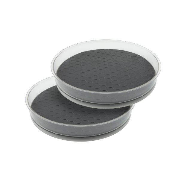 Picture of HEXA Low-Wall Lazy Susan, Medium - Set of 2