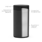 Picture of Decorative Disinfecting Wipe Container - Black