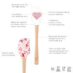 Picture of Spatulart® Made with Love Wood Handled Spatula