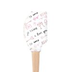 Picture of Spatulart® Love Script Wood Handled Spatula