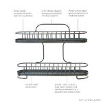 Picture of Yumi 2-Tier Spice Rack - Black